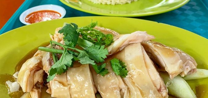 Hainanese Chicken Rice - Famous Singapore National Dishes